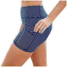 Load image into Gallery viewer, Leggings Women Push Up Stripe Print Pocket High Waist And Hip