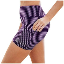 Load image into Gallery viewer, Leggings Women Push Up Stripe Print Pocket High Waist And Hip