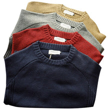 Load image into Gallery viewer, Men Pullover Sweater Autumn New Fashion Casual Loose Thick O Neck