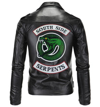 Load image into Gallery viewer, Fashion Slim Fit Stand Collar PU Jacket