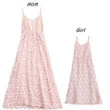 Load image into Gallery viewer, Mom and Daughter Dress Family Matching Outfits Mesh Princess