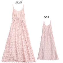 Load image into Gallery viewer, Mom and Daughter Dress Family Matching Outfits Mesh Princess
