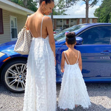 Load image into Gallery viewer, Mom and Daughter Dress Family Matching Outfits Mesh Princess