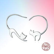 Load image into Gallery viewer, NEW Animal Collection Cute Napping Little Cat Earrings for Women