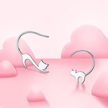 Load image into Gallery viewer, NEW Animal Collection Cute Napping Little Cat Earrings for Women
