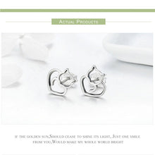 Load image into Gallery viewer, NEW Cute Cat Small Stud Earrings for Women Fashion Jewelry Hot