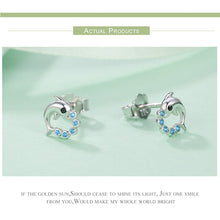 Load image into Gallery viewer, NEW Cute Dolphin Love Ball Animal Stud Earrings for Women Jewelry
