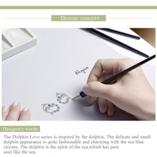 Load image into Gallery viewer, NEW Cute Dolphin Love Ball Animal Stud Earrings for Women Jewelry