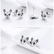 Load image into Gallery viewer, NEW  Loyal Partners French Bulldog Dog Animal Small Stud Earrings