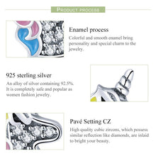 Load image into Gallery viewer, NEW unicorn Dazzling Licorne Memory Stud Earrings for Women &amp;
