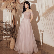 Load image into Gallery viewer, Arrival Sweet Pink Banquet Dresses Women Bandage Spaghetti