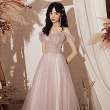 Load image into Gallery viewer, Arrival Sweet Pink Banquet Dresses Women Bandage Spaghetti