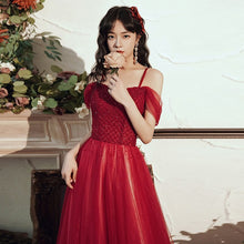 Load image into Gallery viewer, Arrival Sweet Pink Banquet Dresses Women Bandage Spaghetti