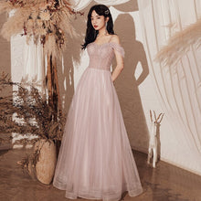 Load image into Gallery viewer, Arrival Sweet Pink Banquet Dresses Women Bandage Spaghetti