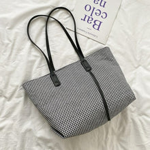 Load image into Gallery viewer, New Arrivals Women&#39;s Bucket Shoulder Bag Houndstooth Female Retro