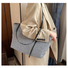 Load image into Gallery viewer, New Arrivals Women&#39;s Bucket Shoulder Bag Houndstooth Female Retro