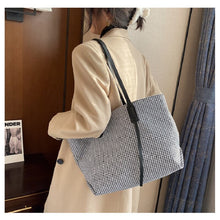 Load image into Gallery viewer, New Arrivals Women&#39;s Bucket Shoulder Bag Houndstooth Female Retro