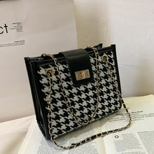 Load image into Gallery viewer, New Arrivals Women's Flap Bag With Hasp Female Houndstooth