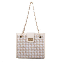 Load image into Gallery viewer, New Arrivals Women's Flap Bag With Hasp Female Houndstooth