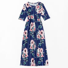Load image into Gallery viewer, New Autumn Mommy and Me Floral Dresses Family Matching Outfits