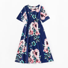Load image into Gallery viewer, New Autumn Mommy and Me Floral Dresses Family Matching Outfits