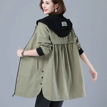 Load image into Gallery viewer, New Autumn Women Jacket Casual Basic Coat Pocket Zipper Oversize