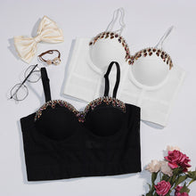 Load image into Gallery viewer, New Bustier Mesh Top Women Clothing Harajuku Beading Party Tops