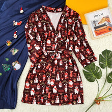 Load image into Gallery viewer, New Cartoon Satin Robes Women Sleepwear Woman Bathrobe For Home