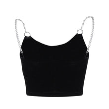 Load image into Gallery viewer, New Crop Top For Women&#39;s Tops  Style Sexy Wrap Chest Metal - Sophornlilly