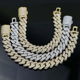 New Fashion 15MM Width Iced Out Bling Hip Hop Men Boy Women - Sophornlilly