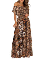 Vestidos Largos De Verano De Leopardo | Women Maxi Dress Leopard -