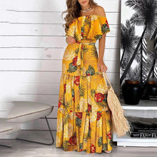 Load image into Gallery viewer, Vestidos Largos De Verano De Leopardo | Women Maxi Dress Leopard -