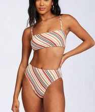Load image into Gallery viewer, New High Waist Striped Bikini Women Swimsuit Push Up Swimwear - Sophornlilly