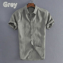 Load image into Gallery viewer, New Men Shirts Short Sleeves Male Clothing Brand Smart Casual