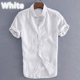 New Men Shirts Short Sleeves Male Clothing Brand Smart Casual