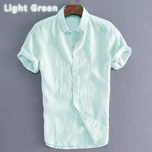 Load image into Gallery viewer, New Men Shirts Short Sleeves Male Clothing Brand Smart Casual