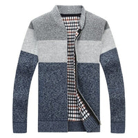 Men's Sweaters Autumn Winter Warm Cashmere Wool Zipper