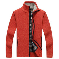 Men's Sweaters Autumn Winter Warm Cashmere Wool Zipper