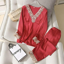 Load image into Gallery viewer, New Pajamas Set for Women Spring Summer Sexy Leopard Nightwear