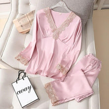 Load image into Gallery viewer, New Pajamas Set for Women Spring Summer Sexy Leopard Nightwear