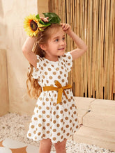 Load image into Gallery viewer, New Polka Dot Waist Fly Sleeve Family Matching Outfit Dress