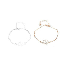 Load image into Gallery viewer, New Simple Female Personality Hollow Lotus Bracelets Christmas - Sophornlilly