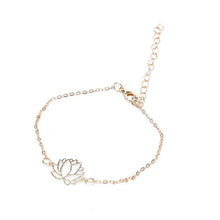 Load image into Gallery viewer, New Simple Female Personality Hollow Lotus Bracelets Christmas - Sophornlilly