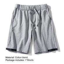 Load image into Gallery viewer, New Summer Men Shorts Mid Rise Drawstring Solid Color Pockets - Sophornlilly