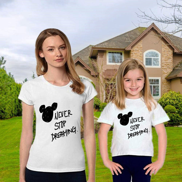 New Summer T Shirt Family Matching Clothes Outfits For Mommy And