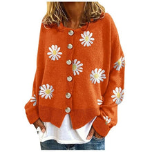 Load image into Gallery viewer, Little Daisy Sweater Cardigan Top Casual