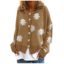 Load image into Gallery viewer, Little Daisy Sweater Cardigan Top Casual