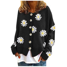 Load image into Gallery viewer, Little Daisy Sweater Cardigan Top Casual