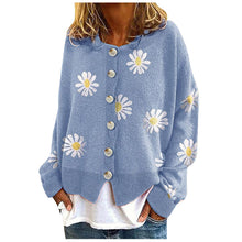 Load image into Gallery viewer, Little Daisy Sweater Cardigan Top Casual