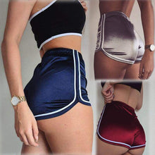 Load image into Gallery viewer, New Women Shorts Summer Silky Slim Short High Waisted Casual